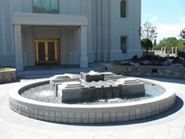Brigham City Temple Fountain