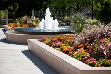 Logan Temple Fountain