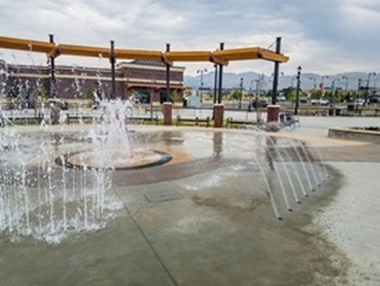 Herriman City Hall Interactive Water Feature