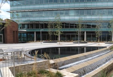 doTerra World Wide Campus Water Feature